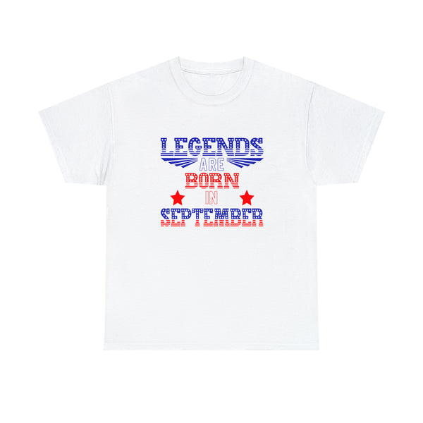 USA Patriotic Legends Are Born In September T-Shirt