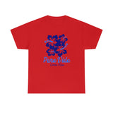 Costa Rica Pura Vida Blue Hibiscus T-Shirt