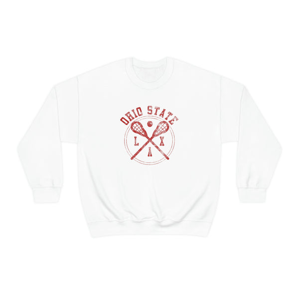 Ohio State Lacrosse Sweatshirt With Vintage Logo Design
