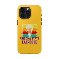 Arizona State Lacrosse on Gold Tough Phone Cases