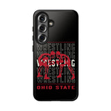 Wrestling Ohio State Tough iPhone and Samsung Galaxy Cases  Phone Case