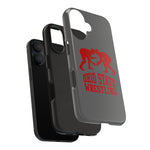 Ohio State Wrestling on Gray Tough Phone Cases