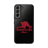 Wrestling Miami with Red Wrestling Graphic Tough iPhone and Samsung Galaxy Cases  Phone Case