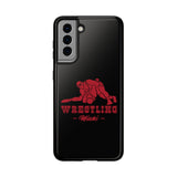 Wrestling Miami with Red Wrestling Graphic Tough iPhone and Samsung Galaxy Cases  Phone Case
