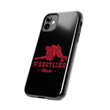 Wrestling Miami with Red Wrestling Graphic Tough iPhone and Samsung Galaxy Cases  Phone Case