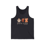 Costa Rica Sloths Tank Top Sleeveless Top Singlet (option 1)  Tank Top