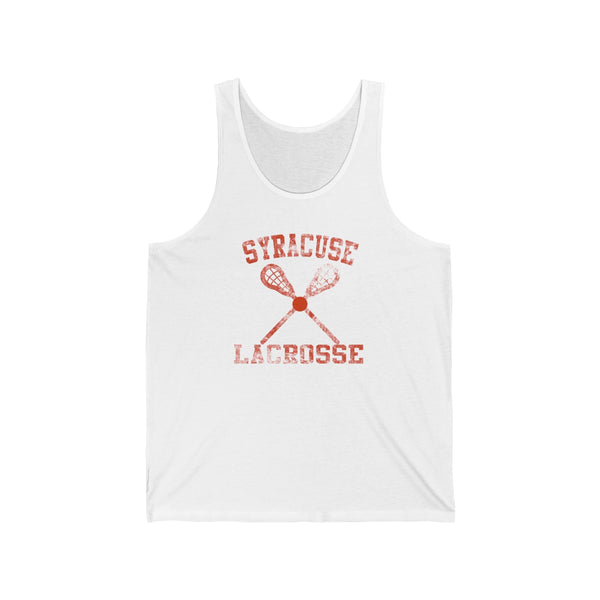 Vintage Syracuse Lacrosse Tank Top Sleeveless Top Singlet  Tank Top