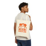 Miami Wrestling Canvas Tote Bag  Bags