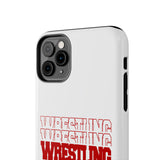 Wrestling Ohio State in Modern Stacked Lettering Tough iPhone and Samsung Galaxy Cases  Phone Case