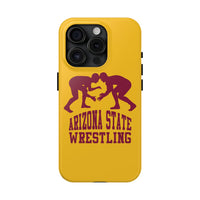 Arizona State Wrestling on Gold Tough Phone Cases