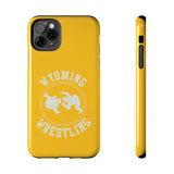 Wyoming Wrestling Vintage Logo Tough iPhone and Samsung Galaxy Cases  Phone Case