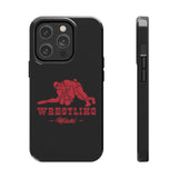 Wrestling Miami with Red Wrestling Graphic Tough iPhone and Samsung Galaxy Cases  Phone Case