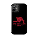 Wrestling Miami with Red Wrestling Graphic Tough Phone Cases