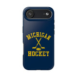 Vintage Michigan Hockey Tough iPhone and Samsung Galaxy Cases  Phone Case