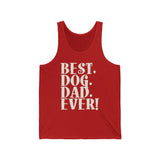 Best Dog Dad Ever Text Tank Top  Tank Top