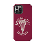 Vintage Arizona State Lacrosse with Stick Head Graphic Tough iPhone and Samsung Galaxy Cases  Phone Case