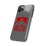 Ohio State Wrestling on Gray Tough iPhone and Samsung Galaxy Cases  Phone Case