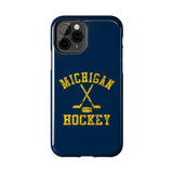Vintage Michigan Hockey Tough iPhone and Samsung Galaxy Cases  Phone Case