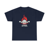 Volleyball Legends Are Born In April T-Shirt