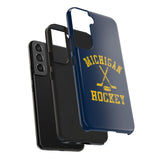 Vintage Michigan Hockey Tough iPhone and Samsung Galaxy Cases  Phone Case
