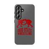 Ohio State Wrestling on Gray Tough iPhone and Samsung Galaxy Cases  Phone Case