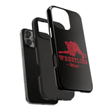 Wrestling Miami with Red Wrestling Graphic Tough Phone Cases