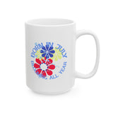 Born In July Blooming All Year Ceramic Mug  Mug
