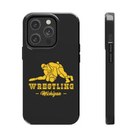 Wrestling Michigan Wrestling Graphic Tough Phone Cases