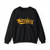Warriors Sweatshirt (Gold Swooping Text)