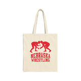 Nebraska Wrestling Canvas Tote Bag  Bags