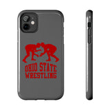 Ohio State Wrestling on Gray Tough iPhone and Samsung Galaxy Cases  Phone Case