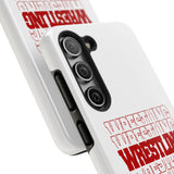 Wrestling Ohio State in Modern Stacked Lettering Tough iPhone and Samsung Galaxy Cases  Phone Case