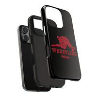 Wrestling Miami with Red Wrestling Graphic Tough Phone Cases