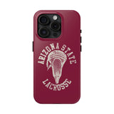 Vintage Arizona State Lacrosse with Stick Head Graphic Tough Phone Cases