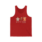 Costa Rica Sloths Tank Top Sleeveless Top Singlet (option 1)  Tank Top