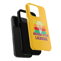 Arizona State Lacrosse on Gold Tough Phone Cases