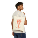Clemson Lacrosse Vintage Lacrosse Stick Canvas Tote Bag  Bags