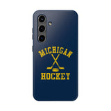 Vintage Michigan Hockey Tough iPhone and Samsung Galaxy Cases  Phone Case