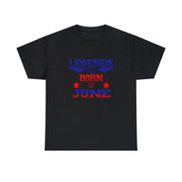 USA Patriotic Legends Are Born In June T-Shirt