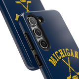 Vintage Michigan Hockey Tough iPhone and Samsung Galaxy Cases  Phone Case