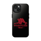 Wrestling Miami with Red Wrestling Graphic Tough iPhone and Samsung Galaxy Cases  Phone Case