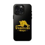 Wrestling Michigan Wrestling Graphic Tough Phone Cases