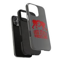 Ohio State Wrestling on Gray Tough Phone Cases