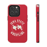 Iowa State Wrestling Vintage Logo Tough iPhone and Samsung Galaxy Cases  Phone Case