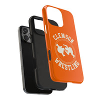 Clemson Wrestling Vintage Logo Tough Phone Cases