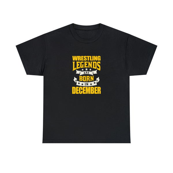 Wrestling Legends Are Born In December T-Shirt