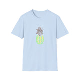 Pineapple in Line Art  T-Shirt