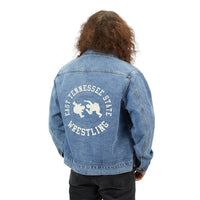 East Tennessee State Wrestling Logo Denim Jacket