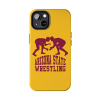 Arizona State Wrestling on Gold Tough Phone Cases