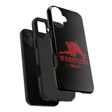 Wrestling Miami with Red Wrestling Graphic Tough iPhone and Samsung Galaxy Cases  Phone Case